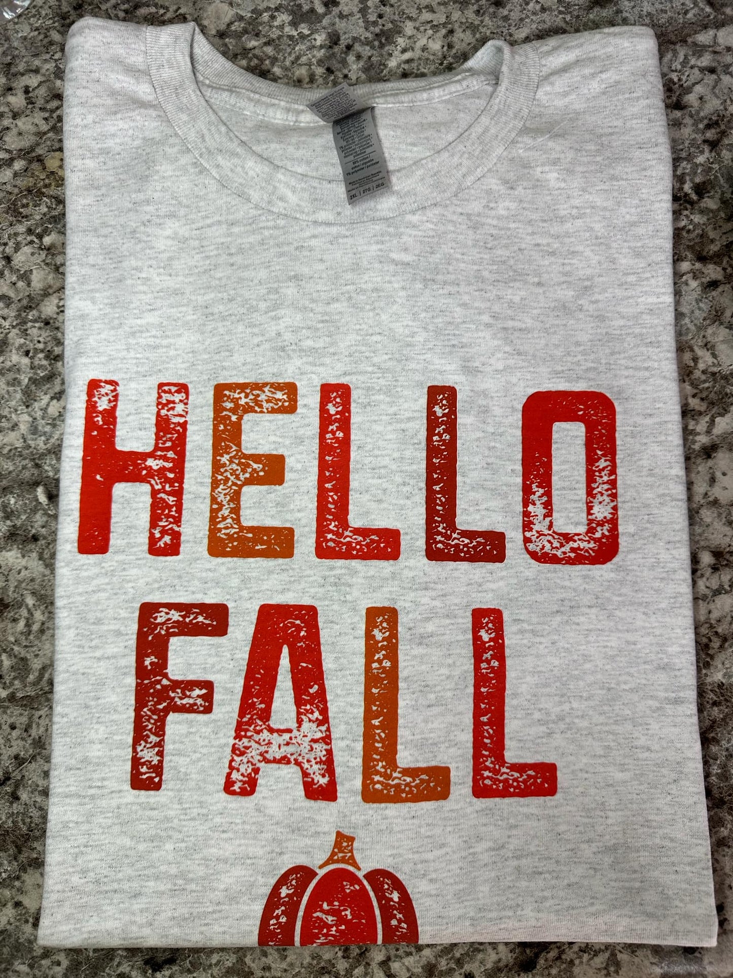 Hello Fall Ash T-shirt