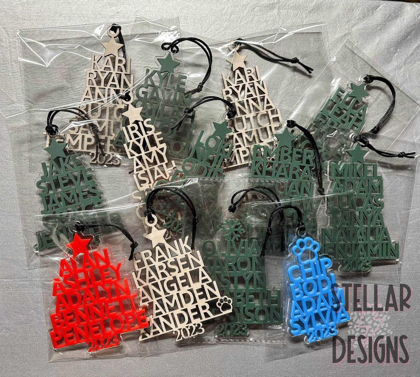 2024 Christmas Name Ornament