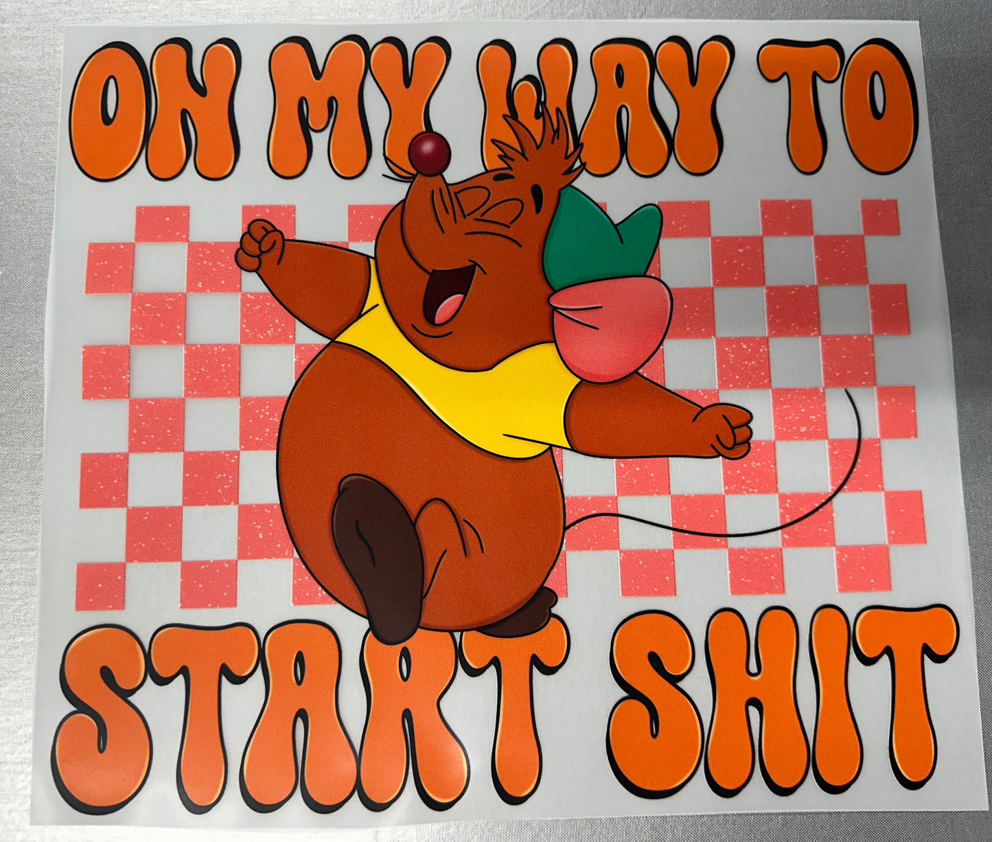 On my way to start shit Sublimation transfer