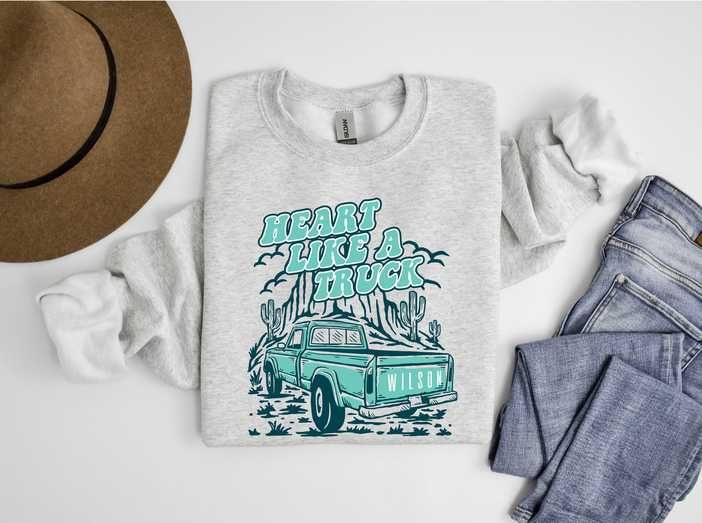 Heart Like a Truck Teal