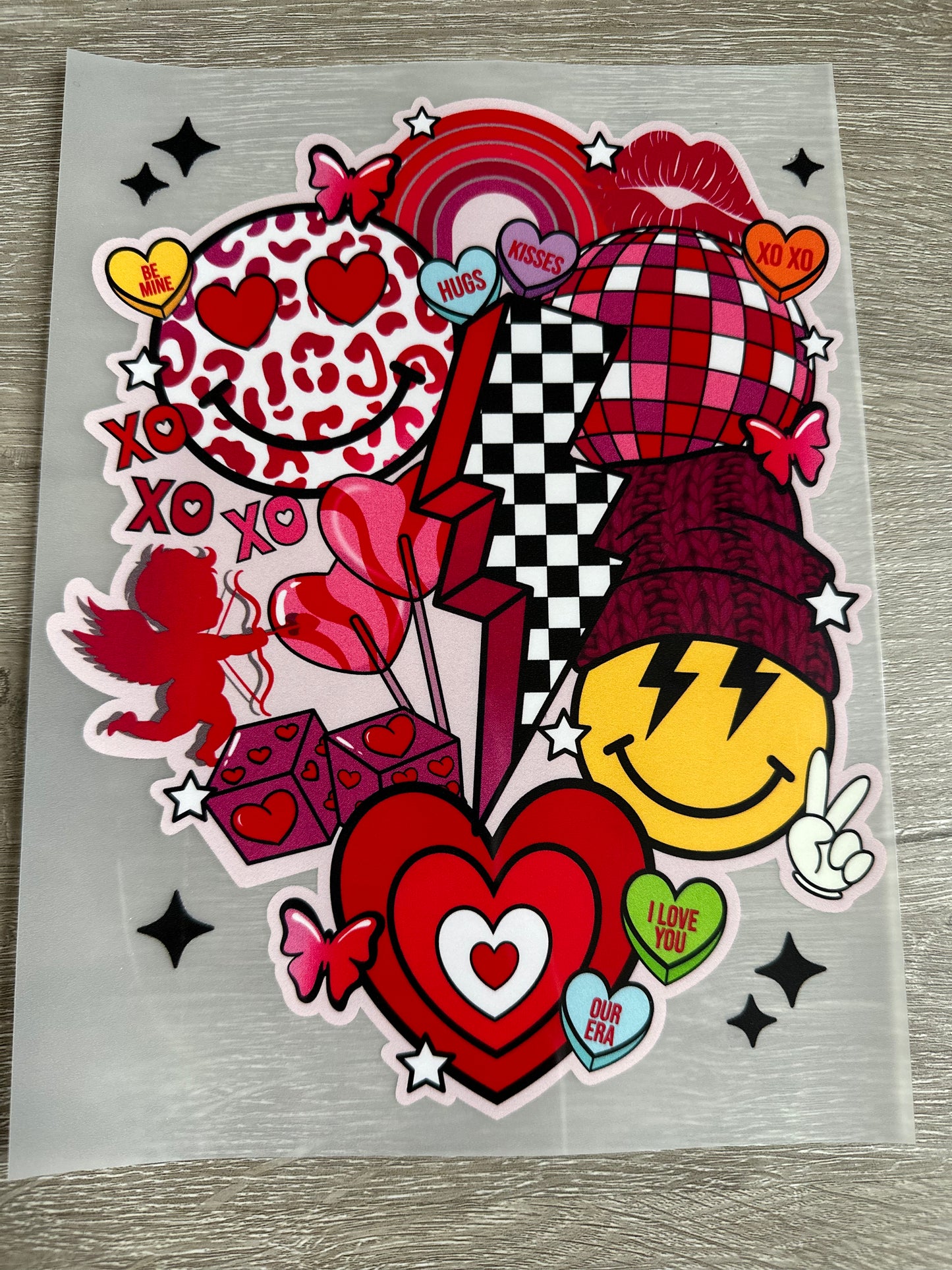 Valentine’s Day retro DTF