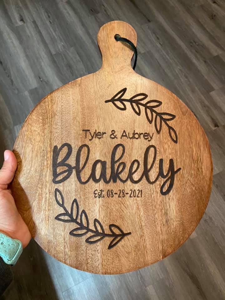 Circle cutting board