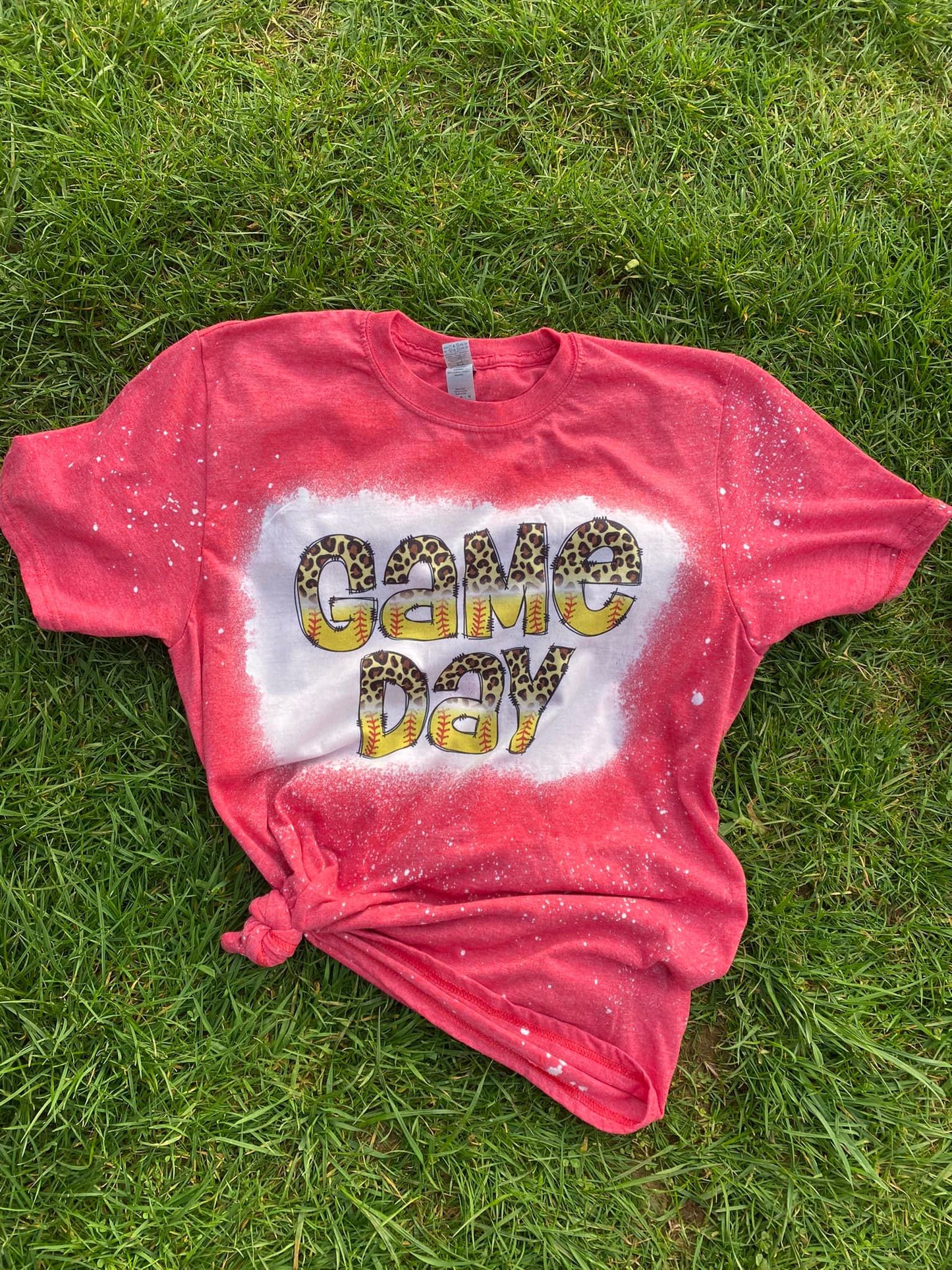 Bleached Softball Game Day