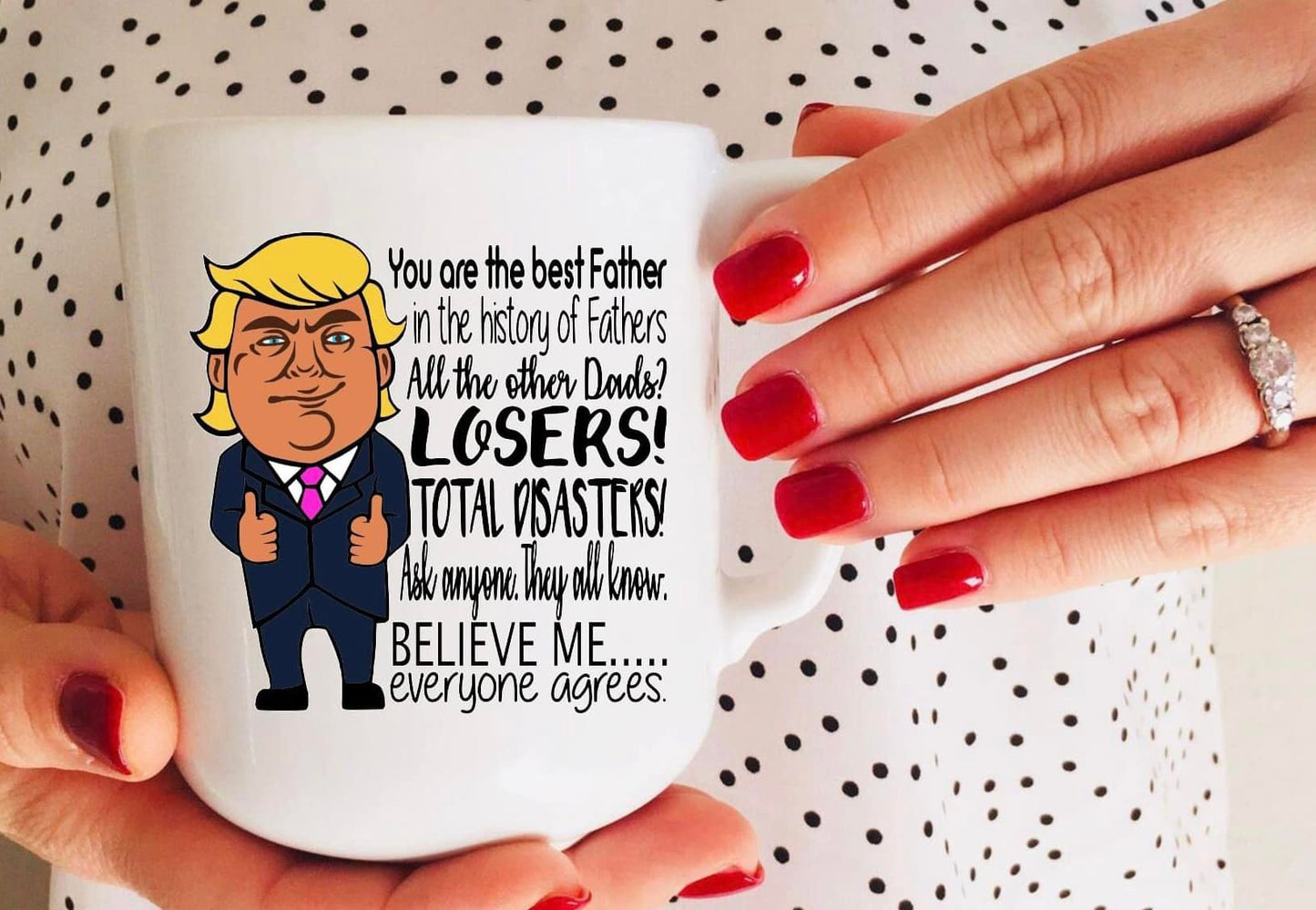 Trump best father mug