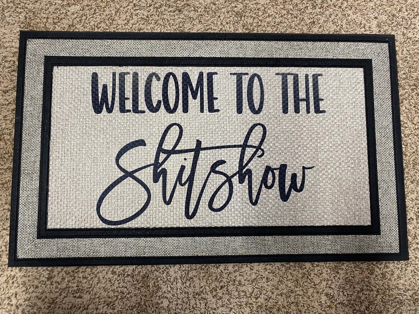Welcome to the Shitshow welcome mat