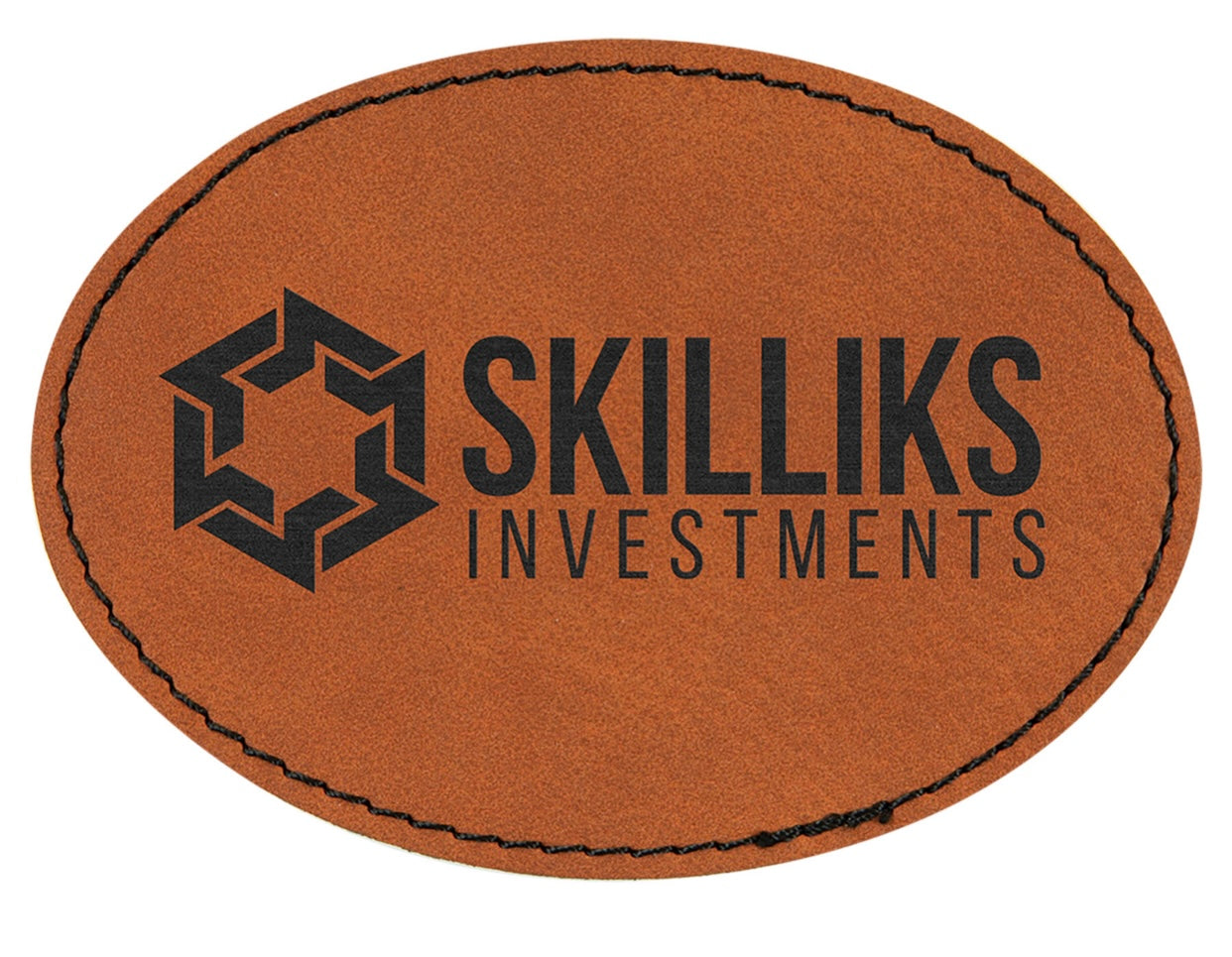 3.5x2.5 Rawhide Leather Patch