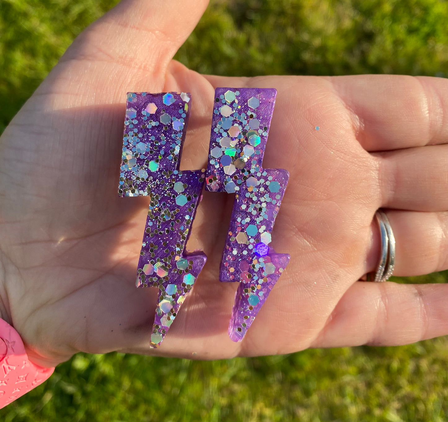 Lightning bolt Car vent freshie set