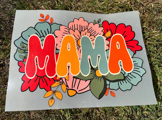 Mama Floral DTF