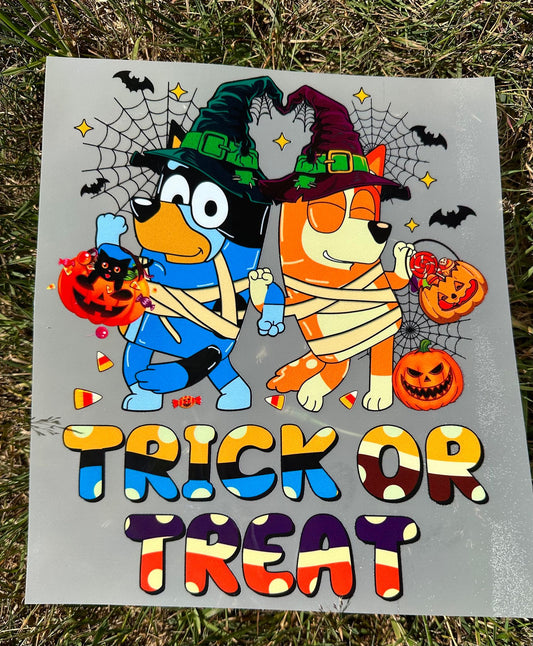 Heeler Trick or treat DTF