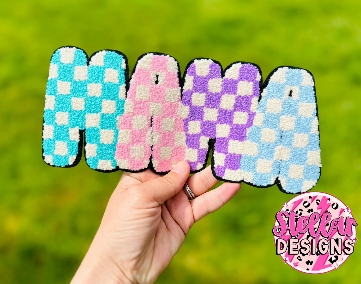 Retro Mama Chenille patch