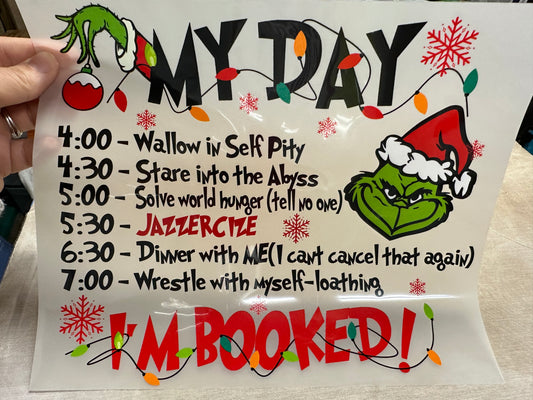 I’m booked