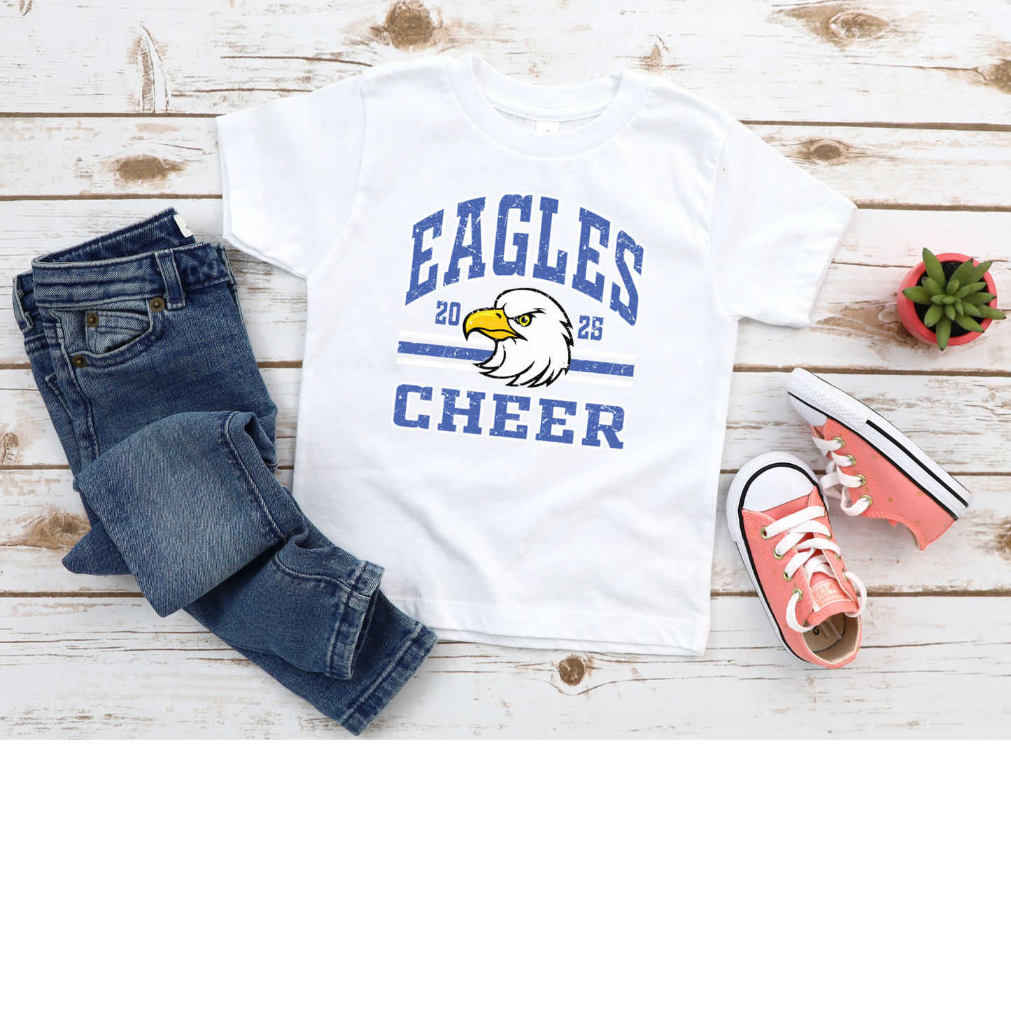 Elma Eagles Cheer Short  Sleeve