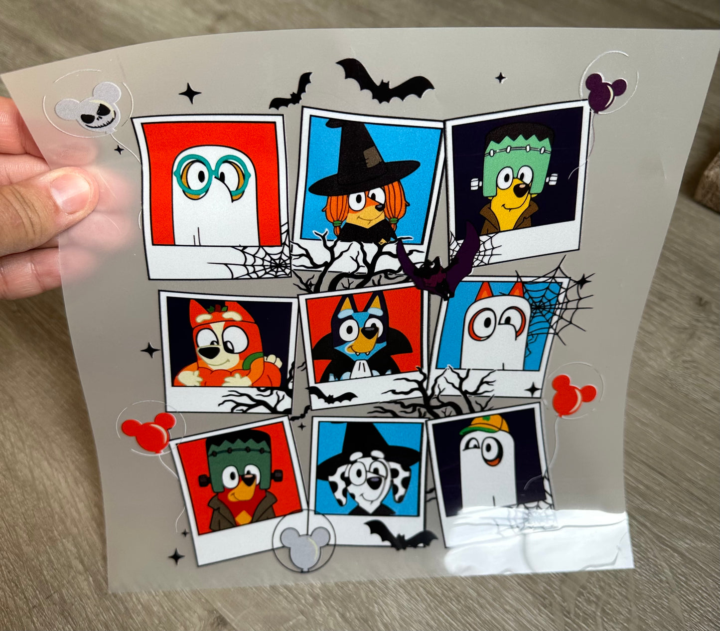 Heeler Halloween collage