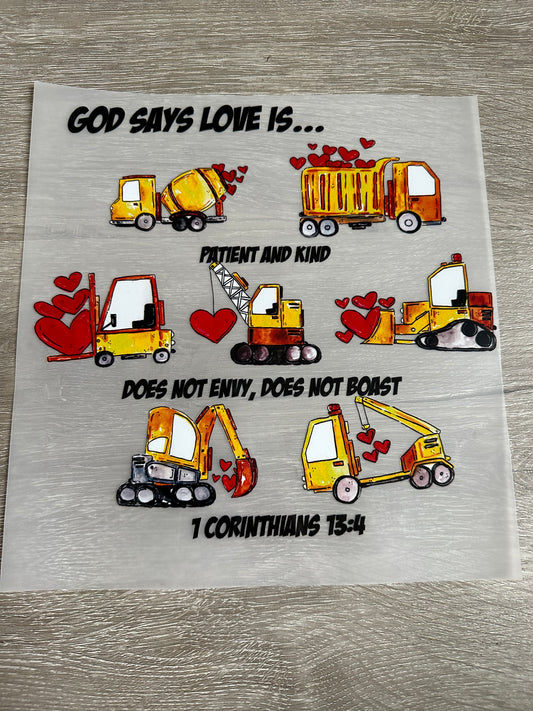 God says love is DTF