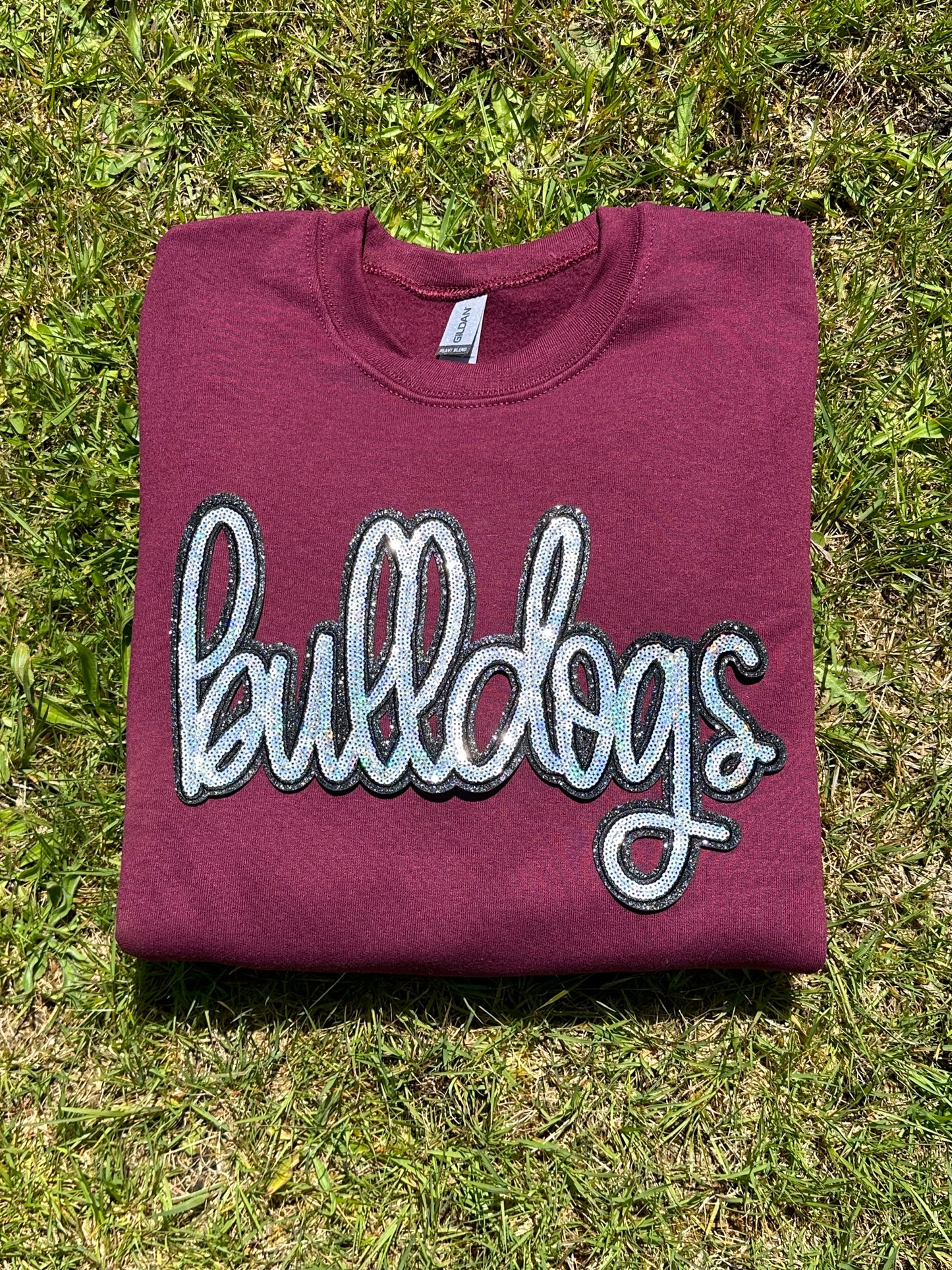 Bulldogs patch crewneck