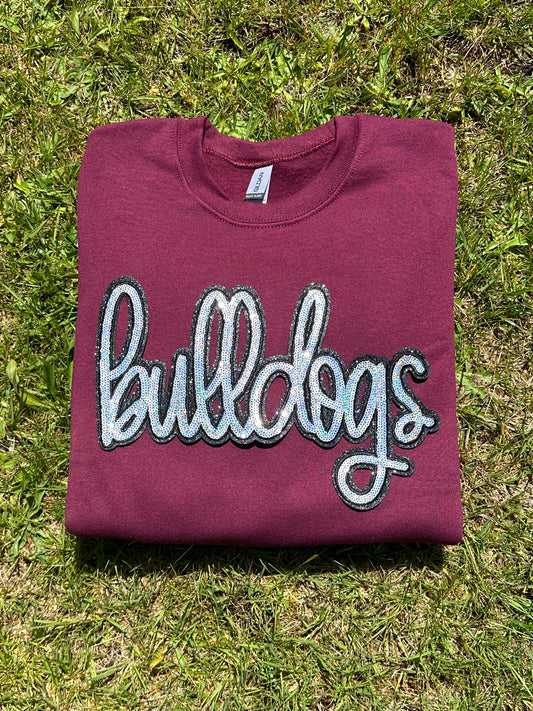 Bulldogs patch crewneck