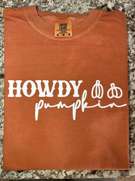 Howdy Pumpkin Yam T-shirt