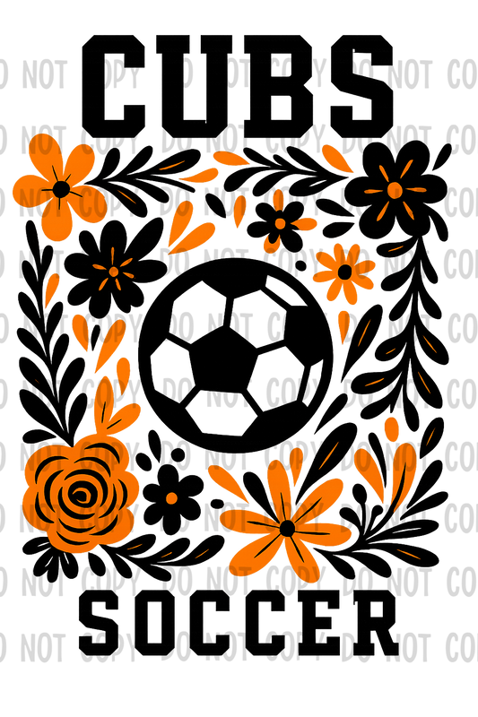 Cubs soccer Floral
