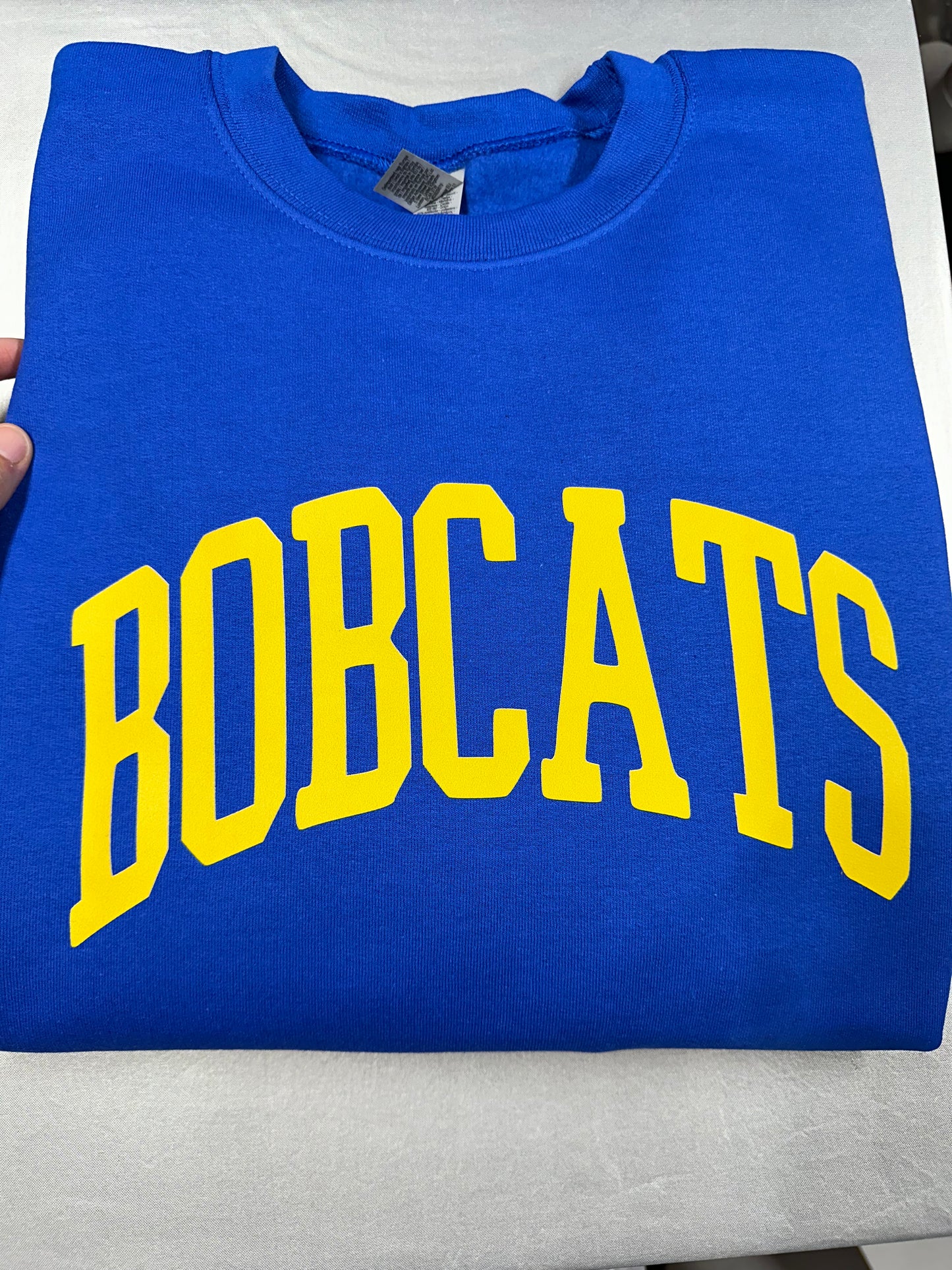 Bobcats on Royal blue