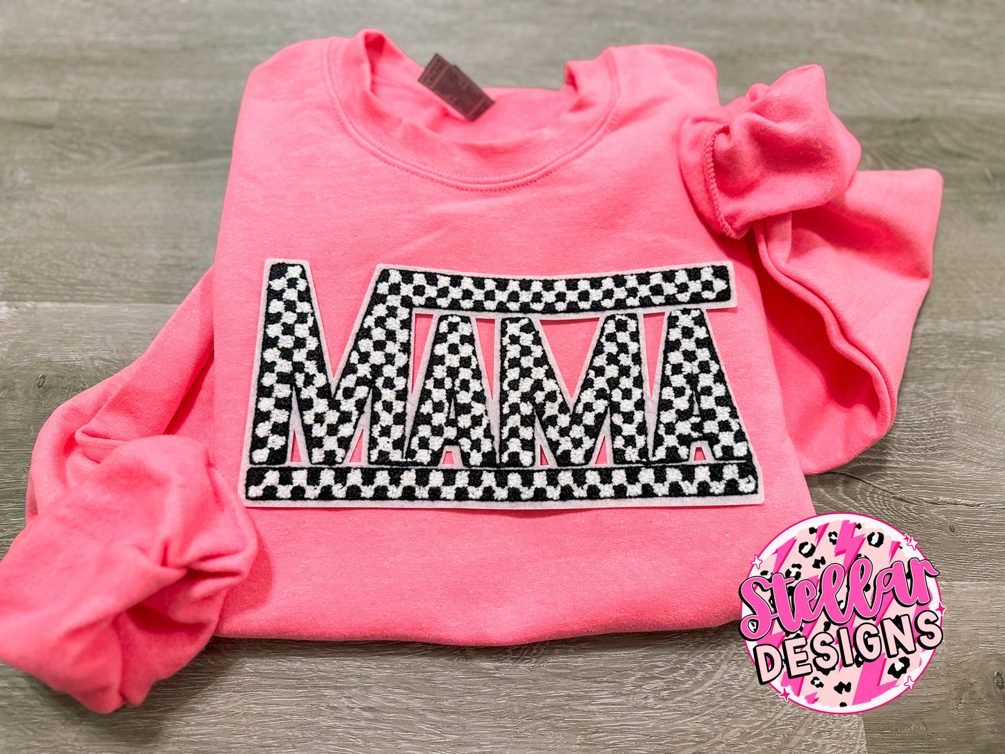 Chenille Mama Patch Sweatshirt