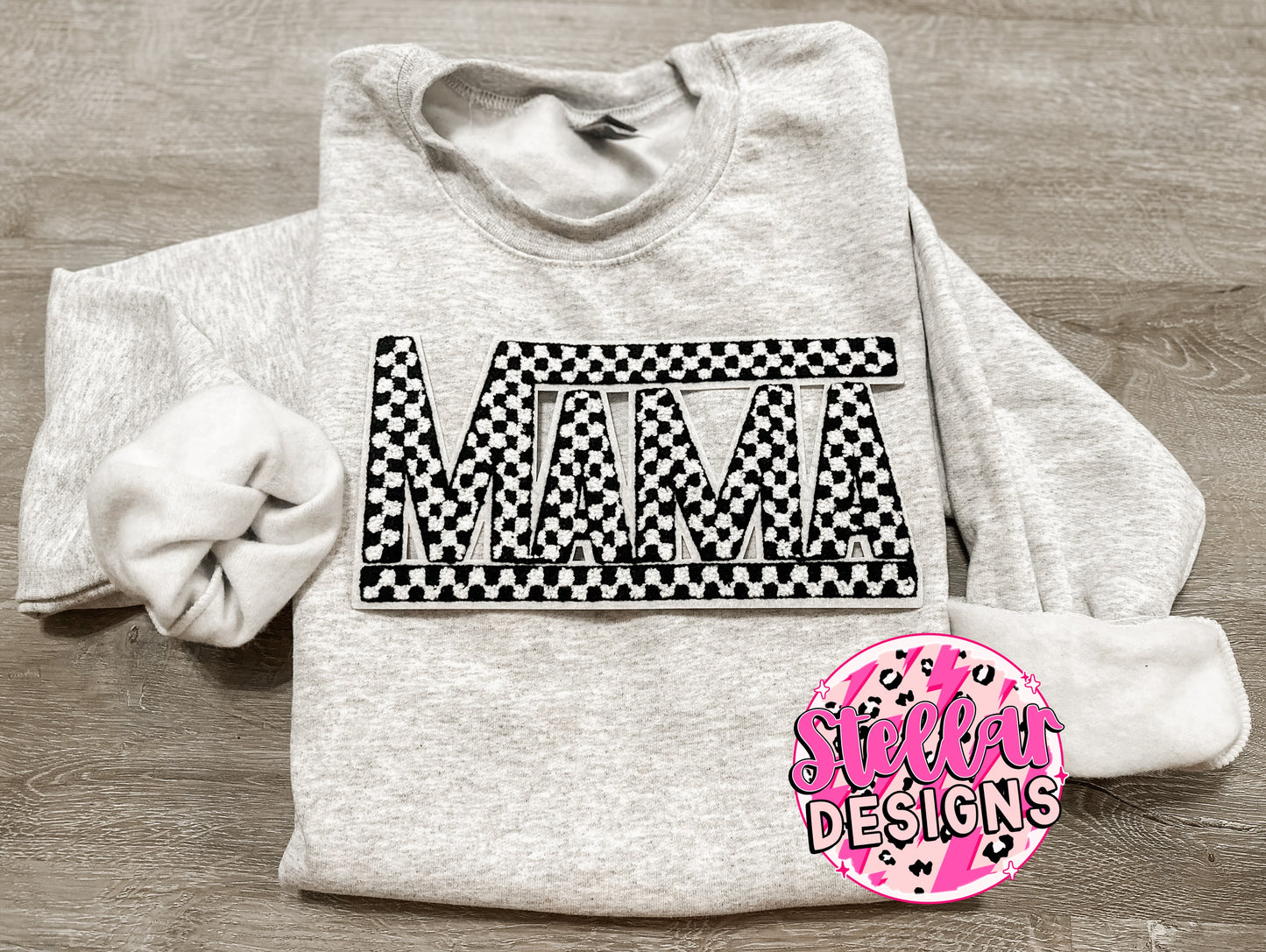 Chenille Mama Patch Sweatshirt