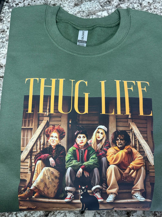 Thug Life witches crewneck