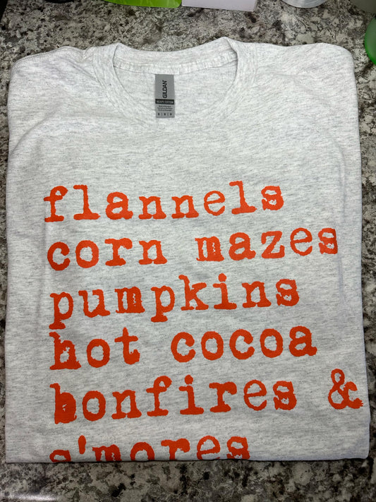 Flannels Corn Maze T-shirt