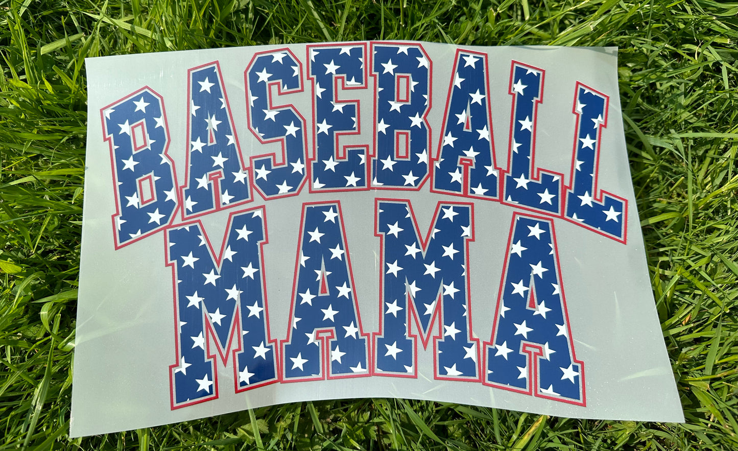 Baseball Mama Star DTF