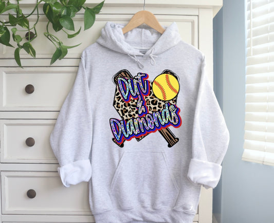 Dirt & Diamonds- glitter font