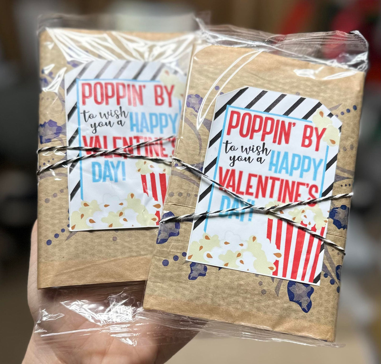 Poppin By Popcorn Valentine's Day Sticker