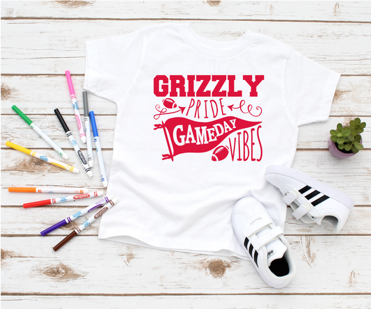 Kids Grizzlies game day t-shirt