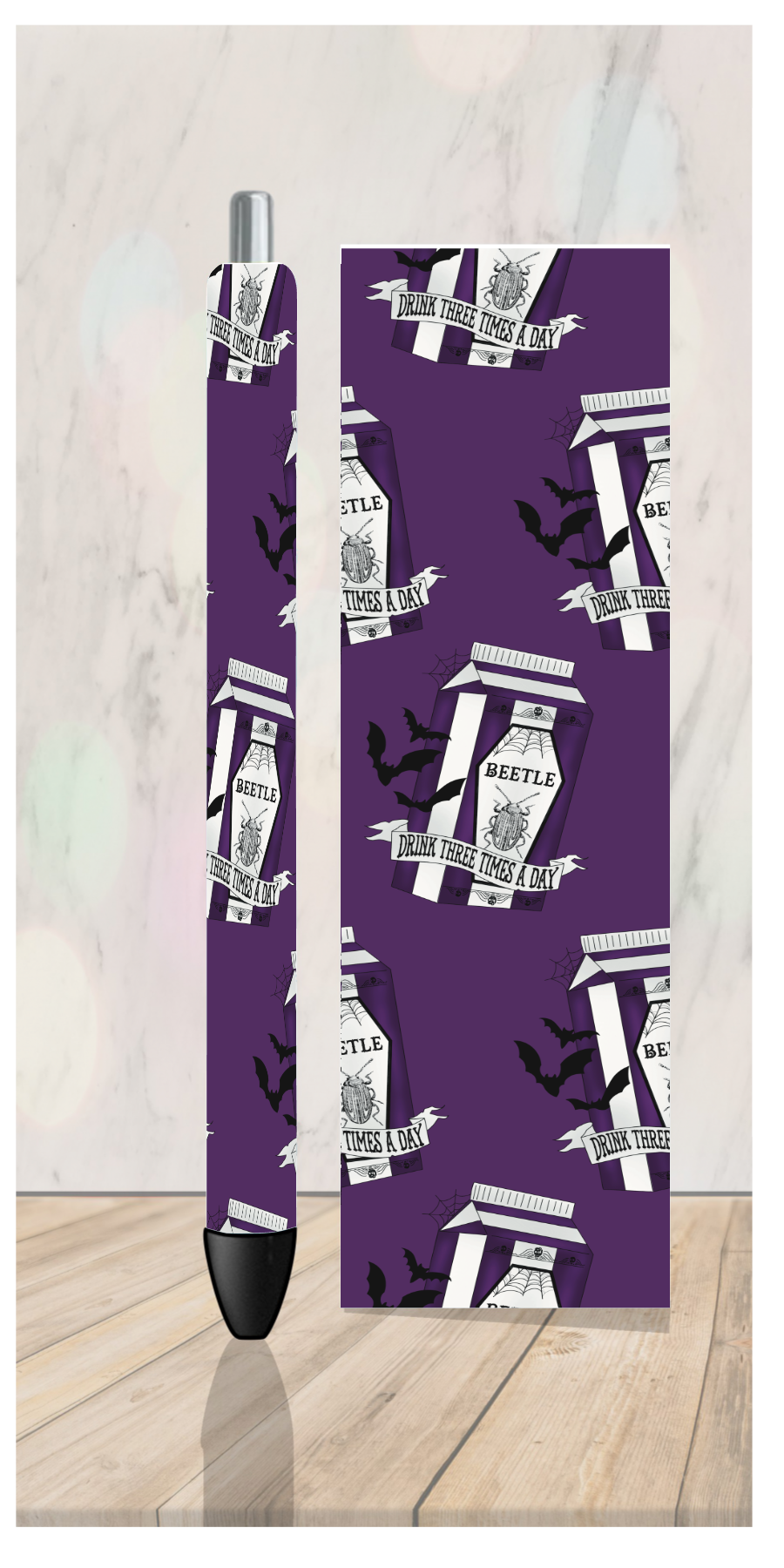 Purple Beetlejuice-VINYL WRAP