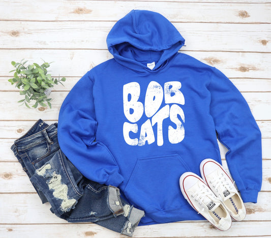 Bobcats Grunge- Royal Blue