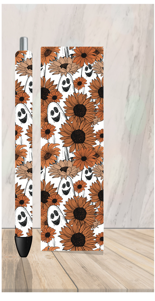 Floral Boho Ghost Pen Wrap