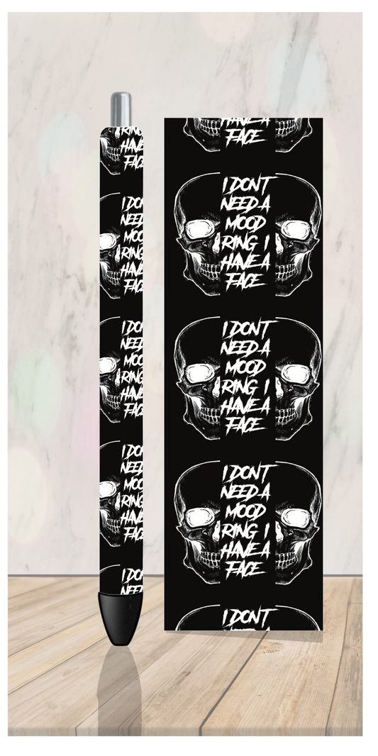 I don't need a mood ring vinyl PEN WRAP