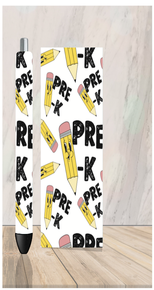 Pre- K Resin Covered Pen- Black Ink