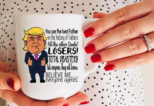 Trump best father mug
