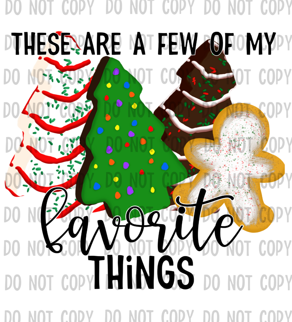 A few of my favorite things HTV Transfer