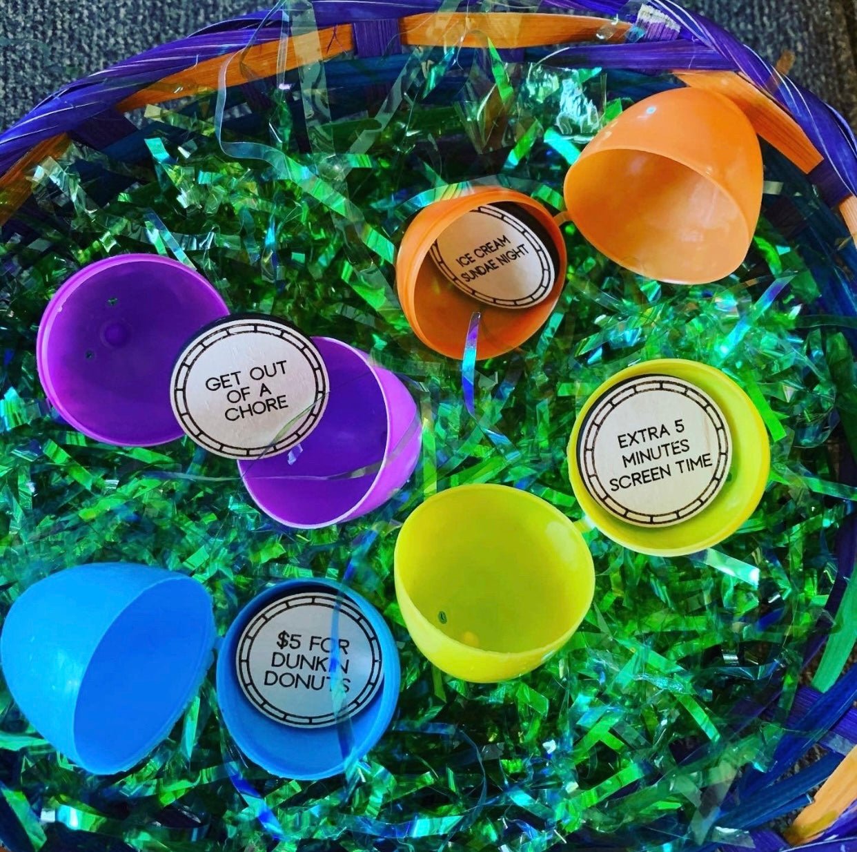 Easter egg coins