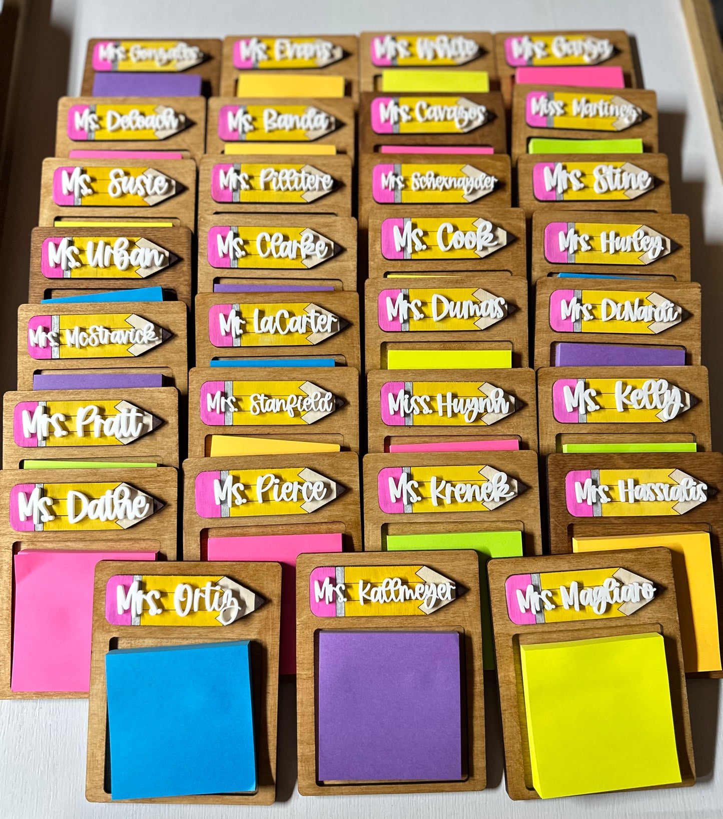 Teacher sticky note holder Wholesale