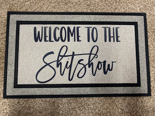 Welcome to the Shitshow welcome mat