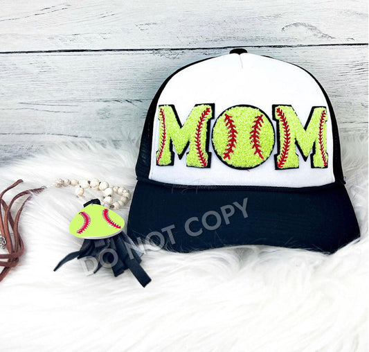 M🥎M chenille patch hat-Wholesale