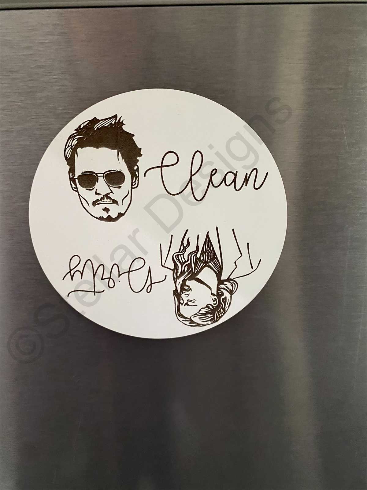 Johnny Depp dishwasher magnet