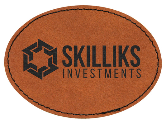 3.5x2.5 Rawhide Leather Patch