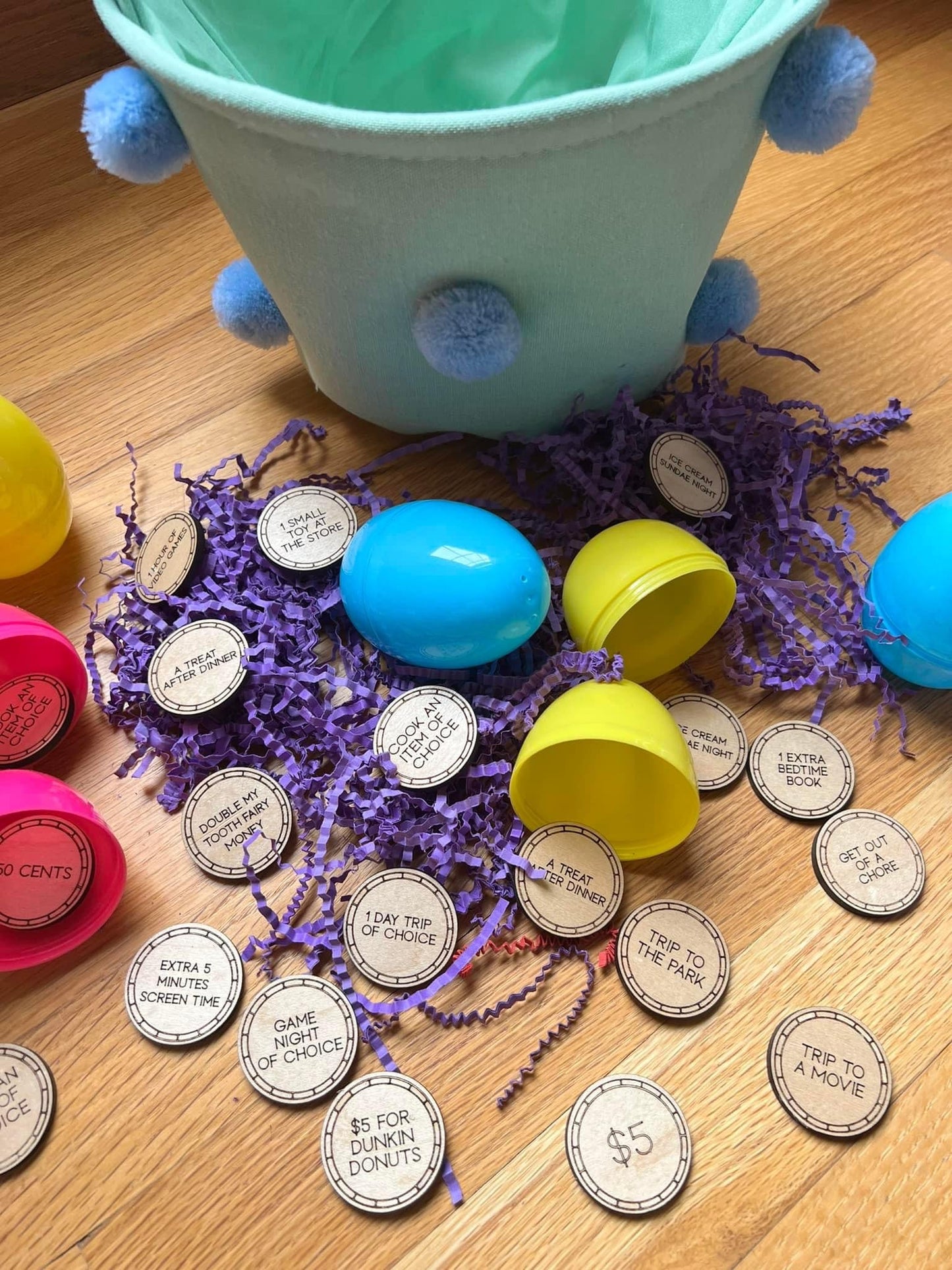 Easter egg coins
