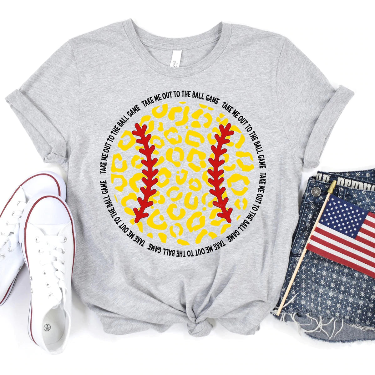 Softball leopard