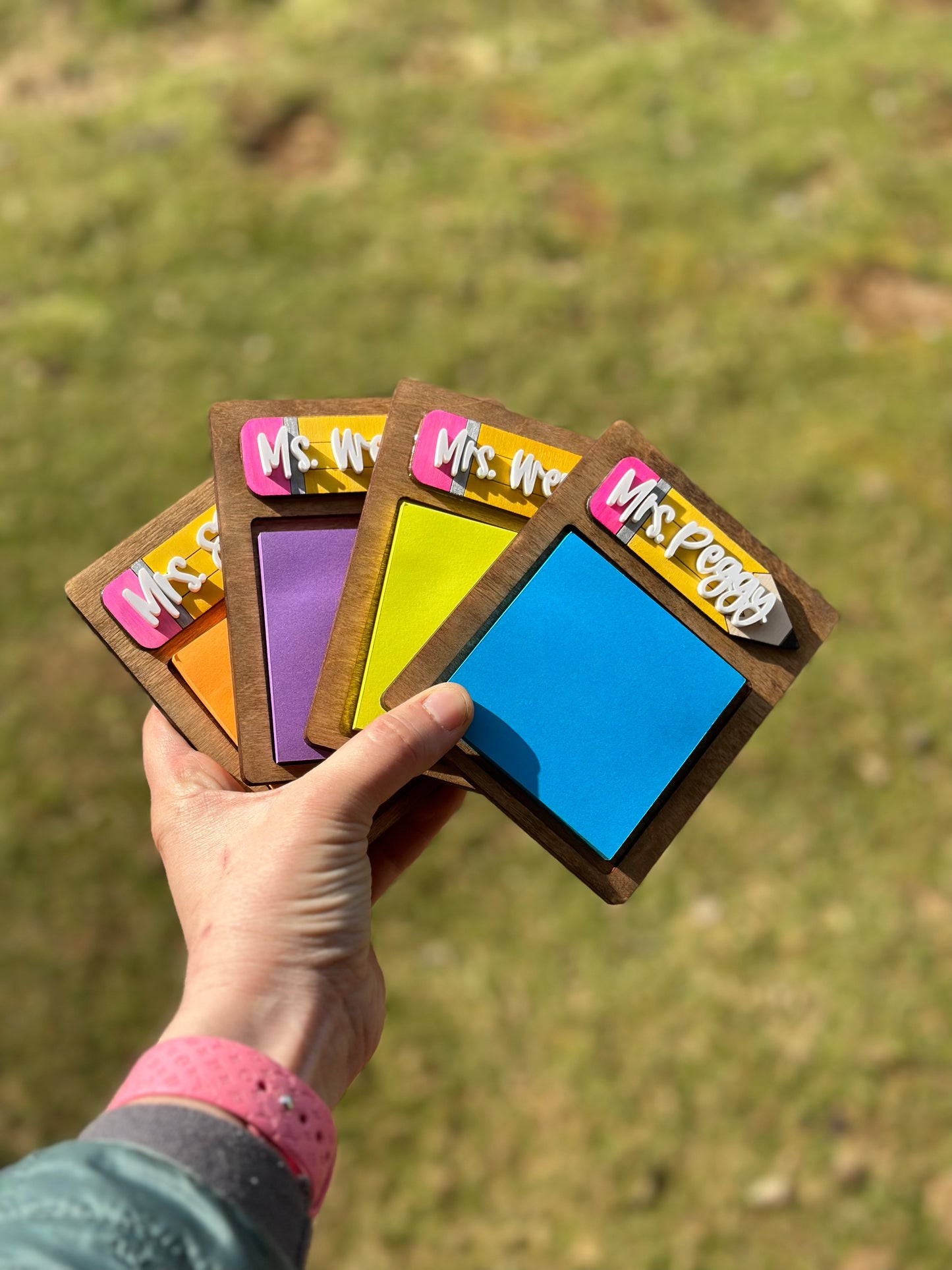 Teacher sticky note holder Wholesale
