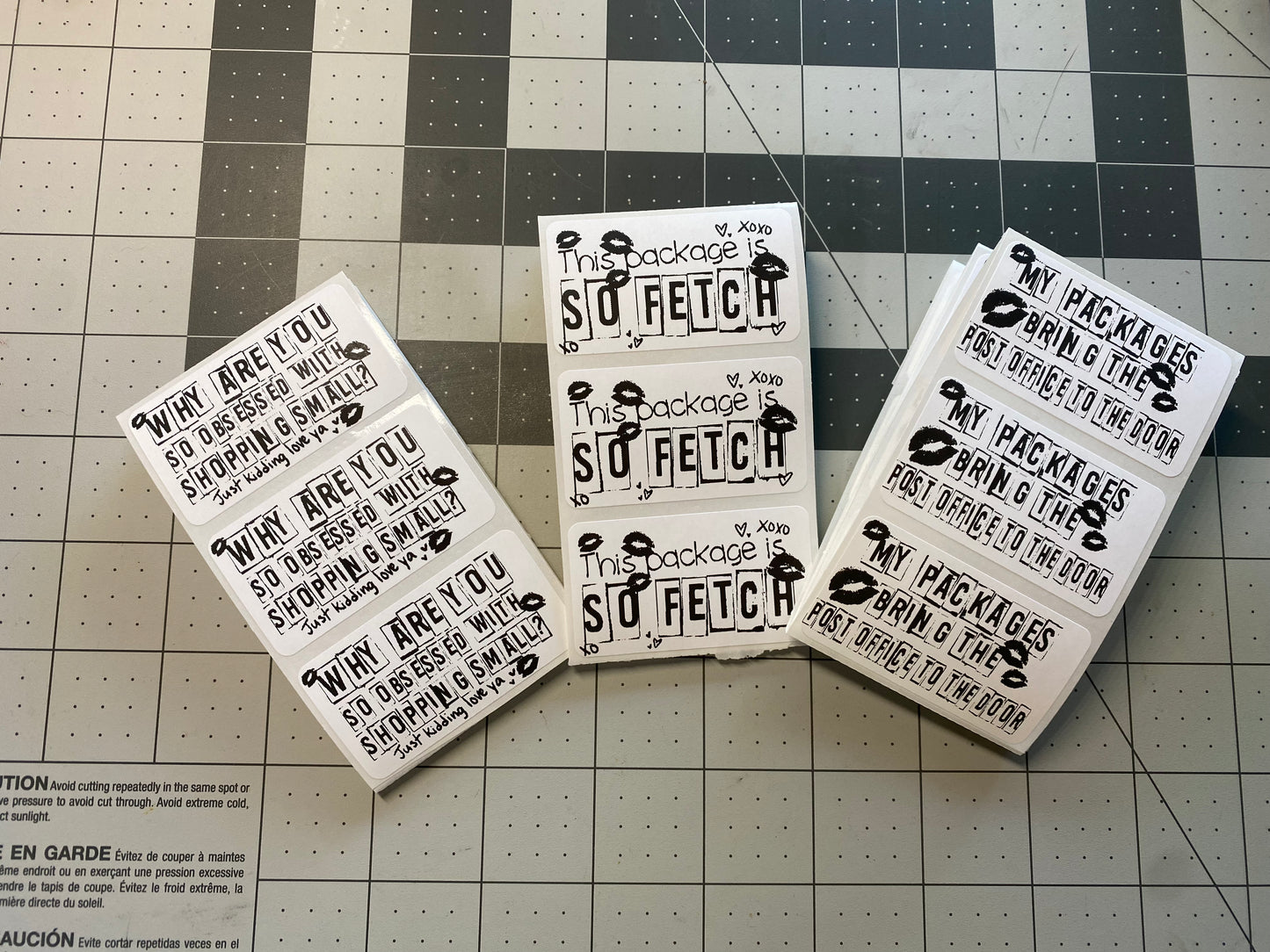 So Fetch white Thermal Label