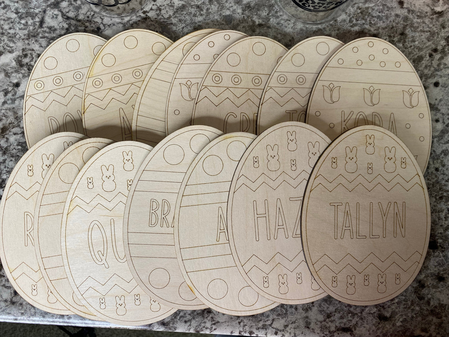 DIY Wooden Easter eggs- Wholesale