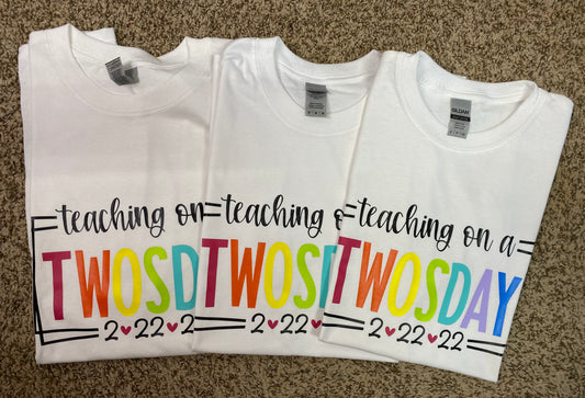 Twosday shirts - Nicole